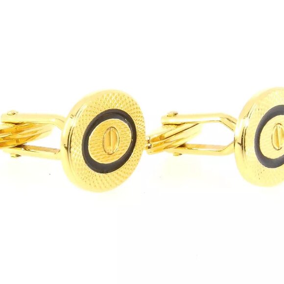 dunhill cuff d mark Gold Hardware Authentic USED - Picture 5 of 9